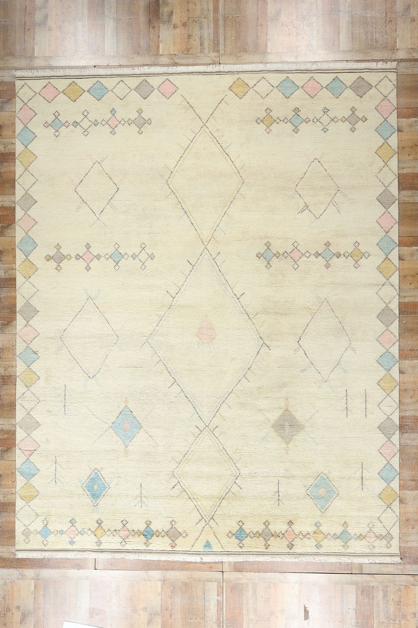 12 x 15 Modern Boho Tribal Moroccan Rug 31299