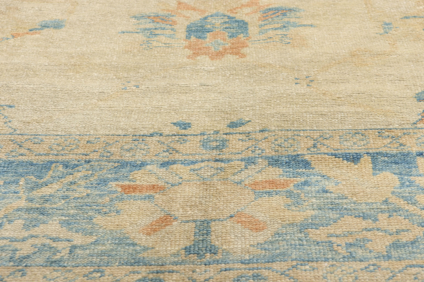 9 x 12 Modern Turkish Oushak Rug 53613