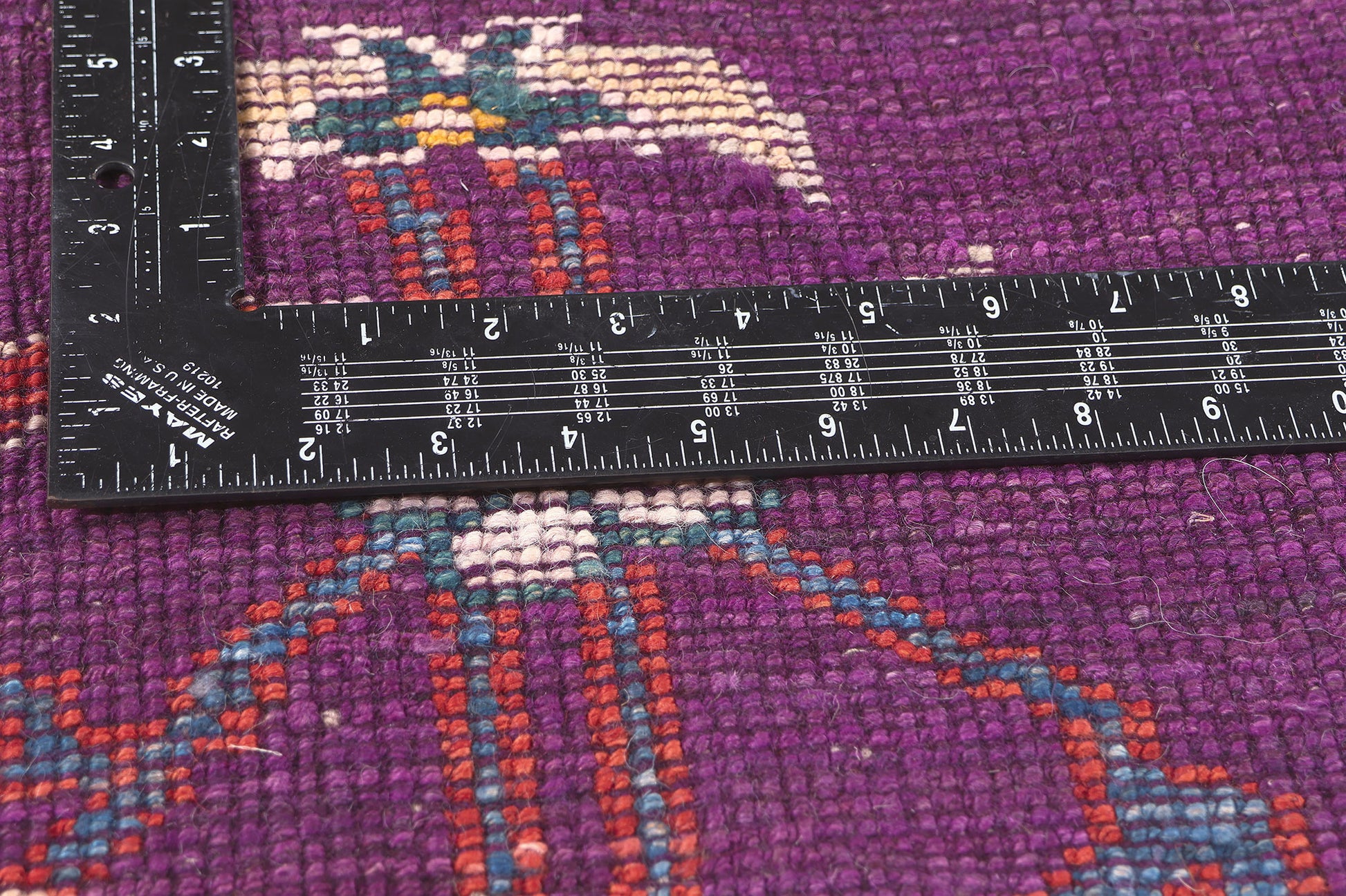 9 x 12 Colorful Purple Oushak Rug 80817