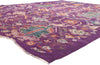 9 x 12 Colorful Purple Oushak Rug 80817