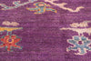 9 x 12 Colorful Purple Oushak Rug 80817