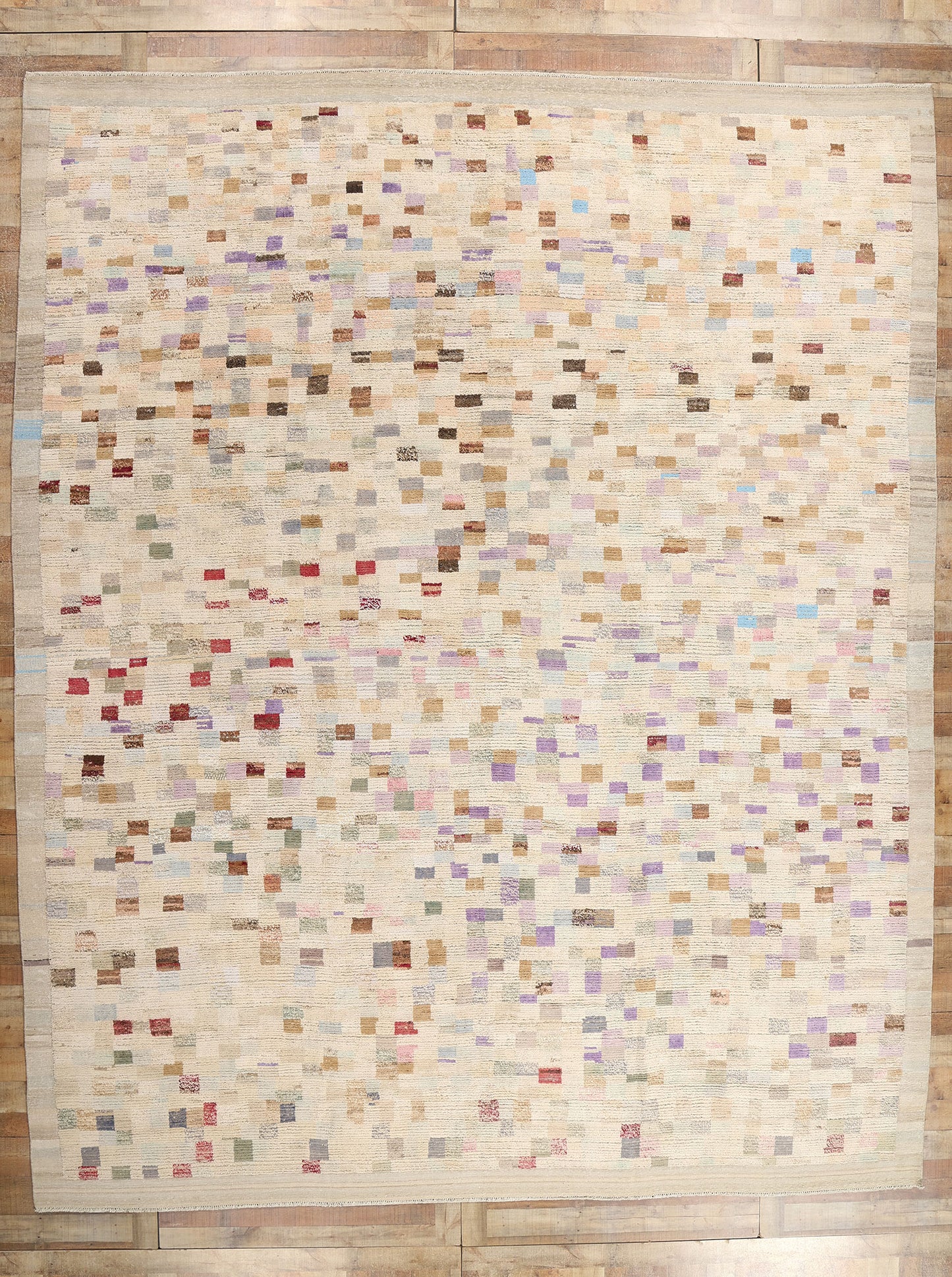 12 x 15 Modern Moroccan Mosaic Rug 81092