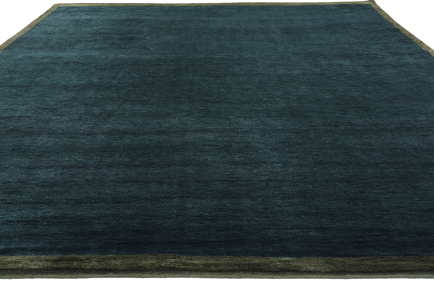 9 x 12 Modern Dark Teal Moroccan Rug 31326
