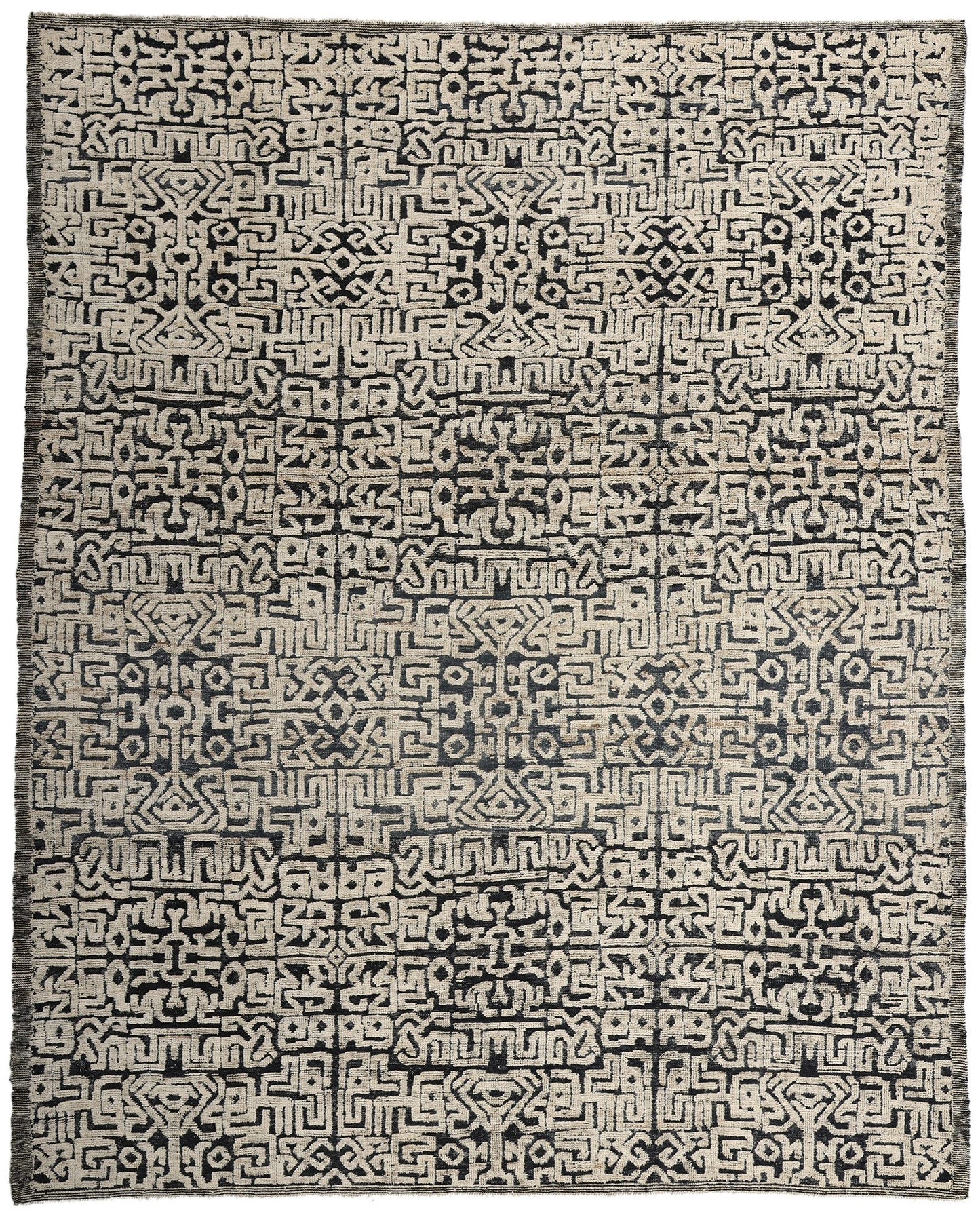 8 x 10 Modern Geometric Moroccan High-Low Rug 81085