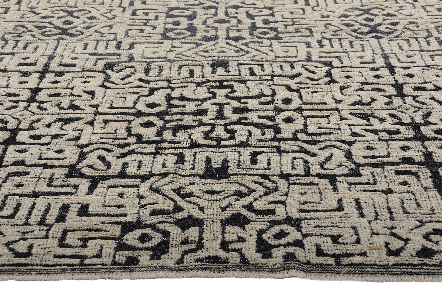 8 x 10 Modern Geometric Moroccan High-Low Rug 81085
