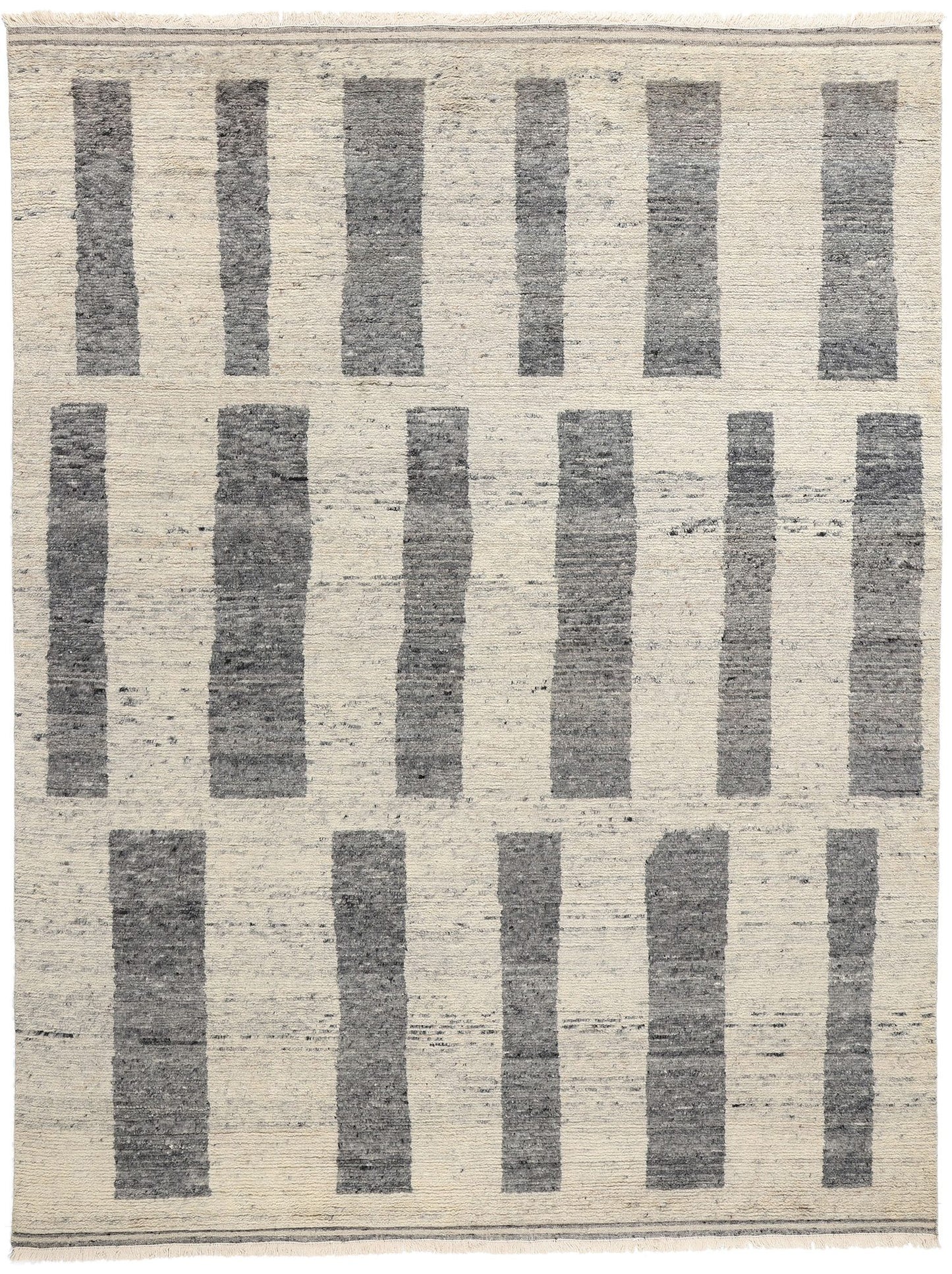 9 x 12 Modern Gray Bauhaus Moroccan Rug 31255