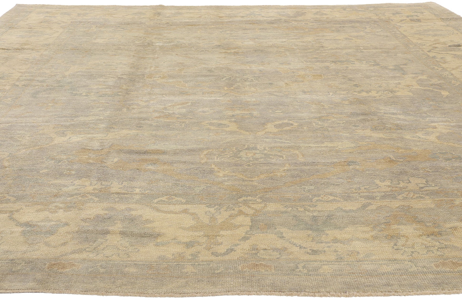 11 x 13 Neutral Turkish Oushak Rug 51858