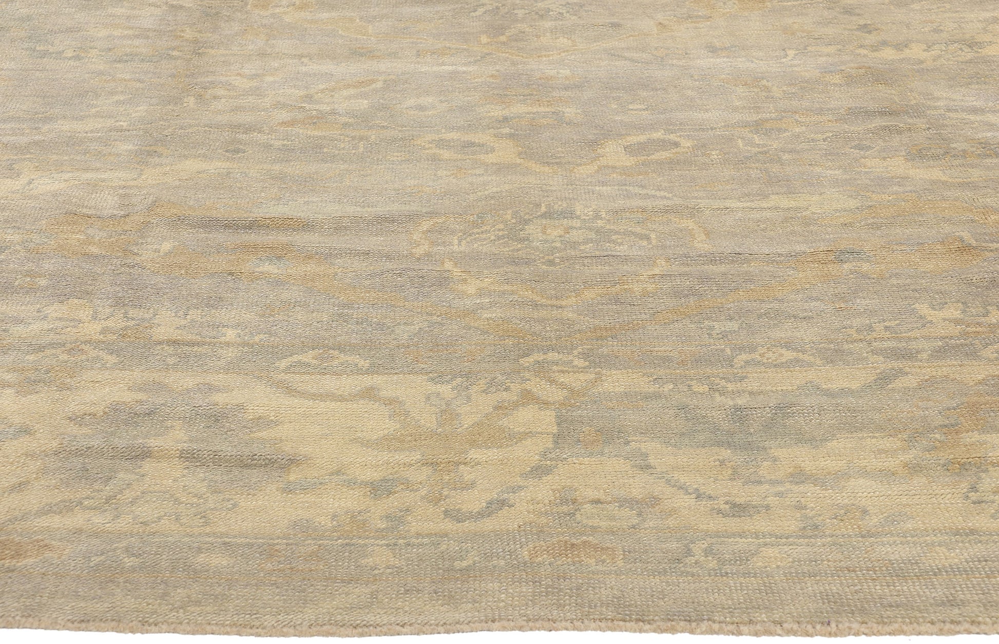 11 x 13 Neutral Turkish Oushak Rug 51858