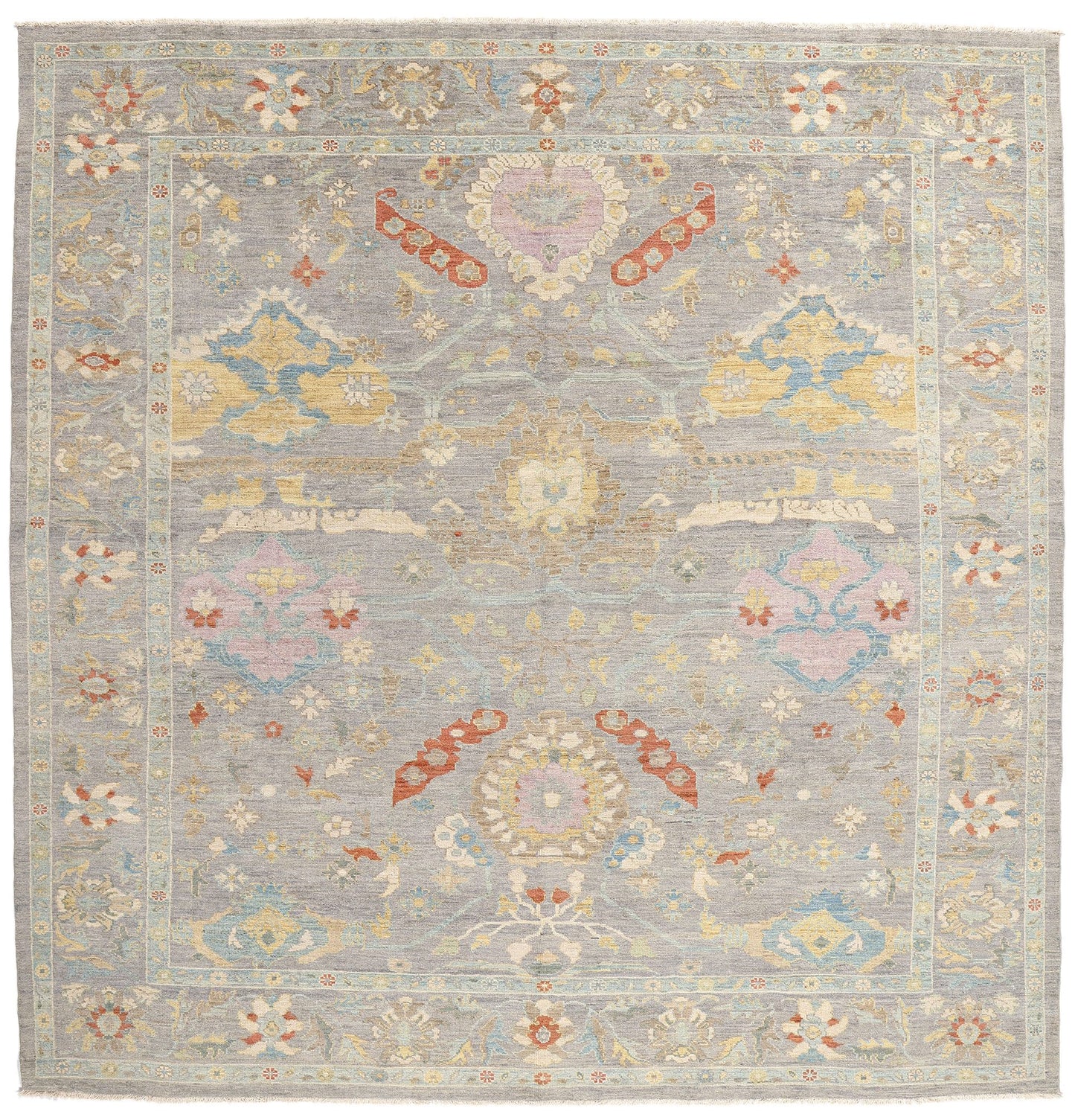 11 x 11 Modern Gray Persian Sultanabad Rug 61297