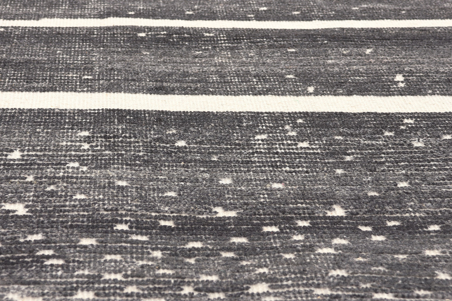 9 x 12 Modern Gray Geometric High-Low Rug 30986