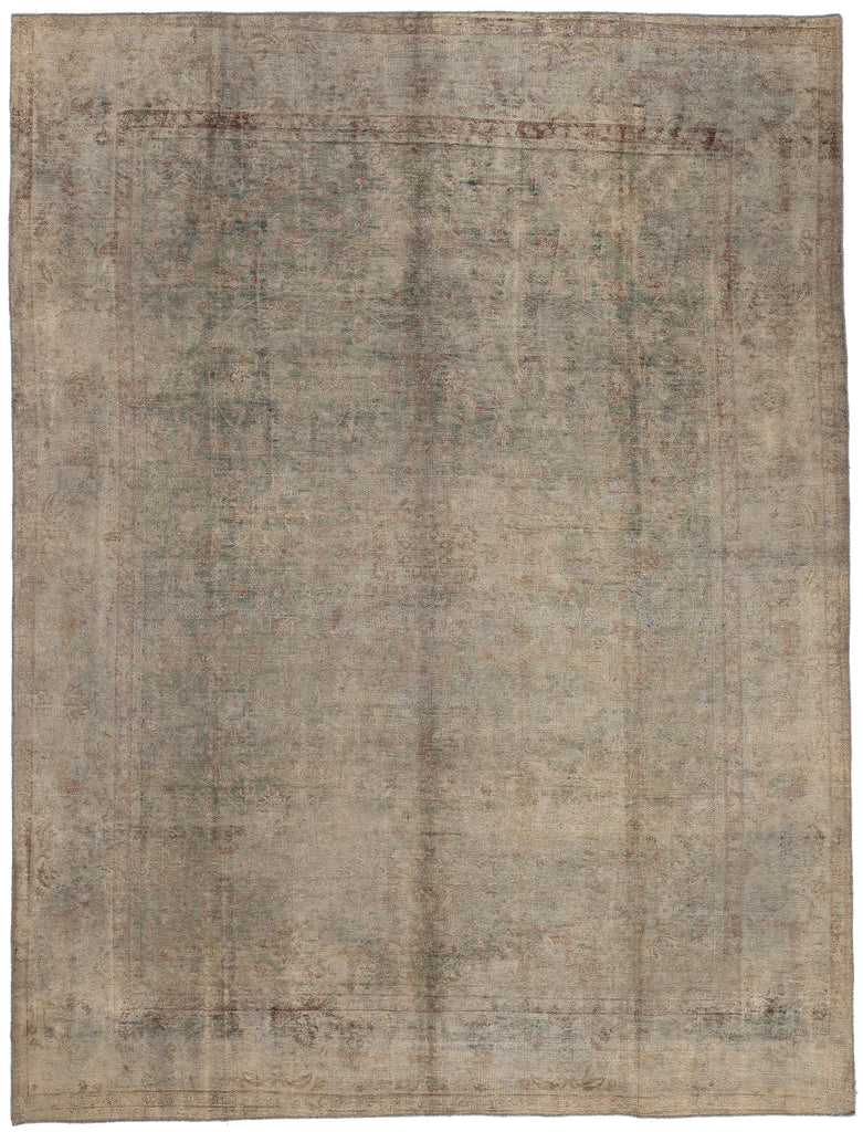10 x 13 Vintage Turkish Overdyed Rug 60611
