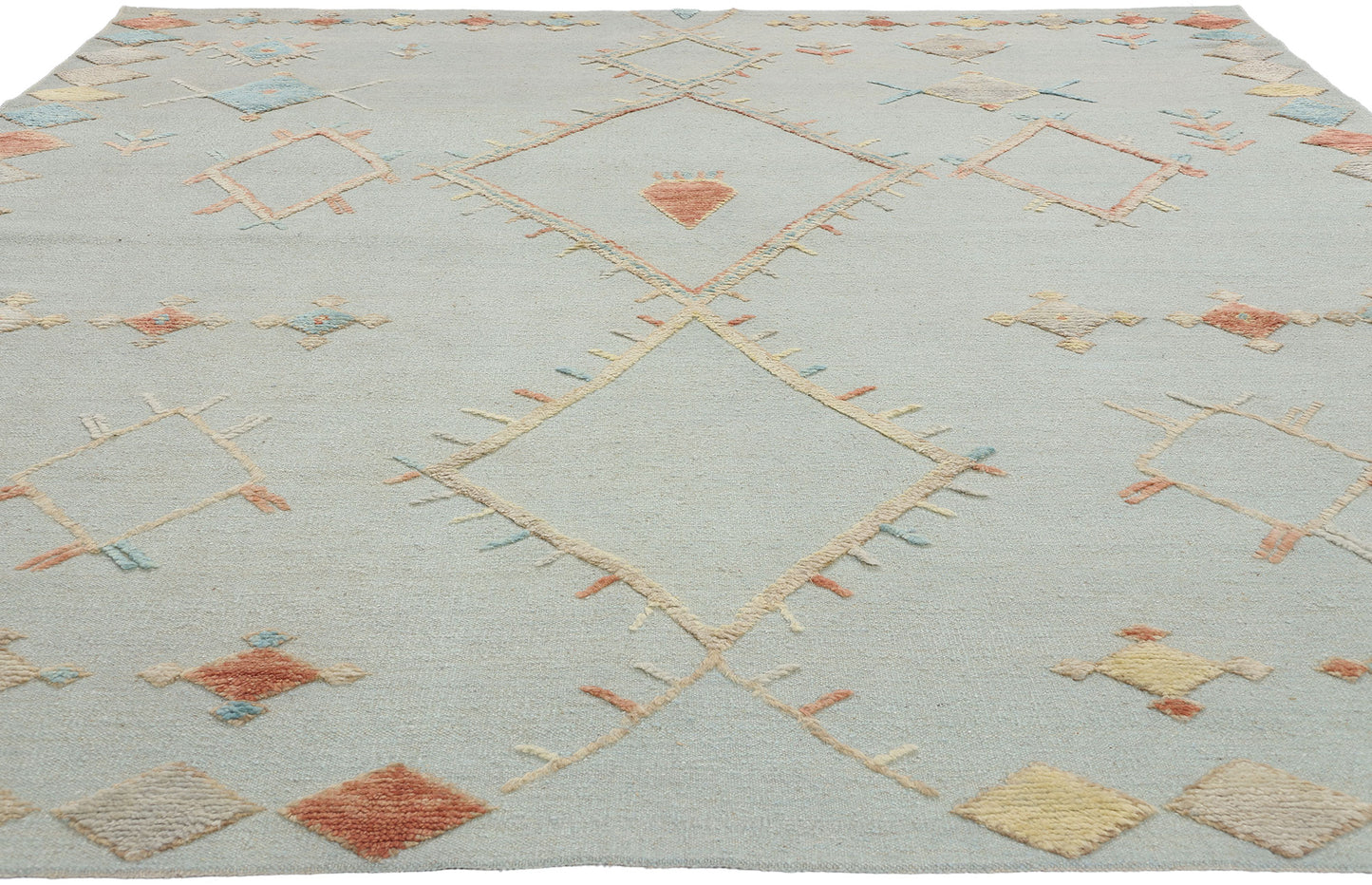 8 x 10 Modern Tribal Moroccan High-Low Rug 31262
