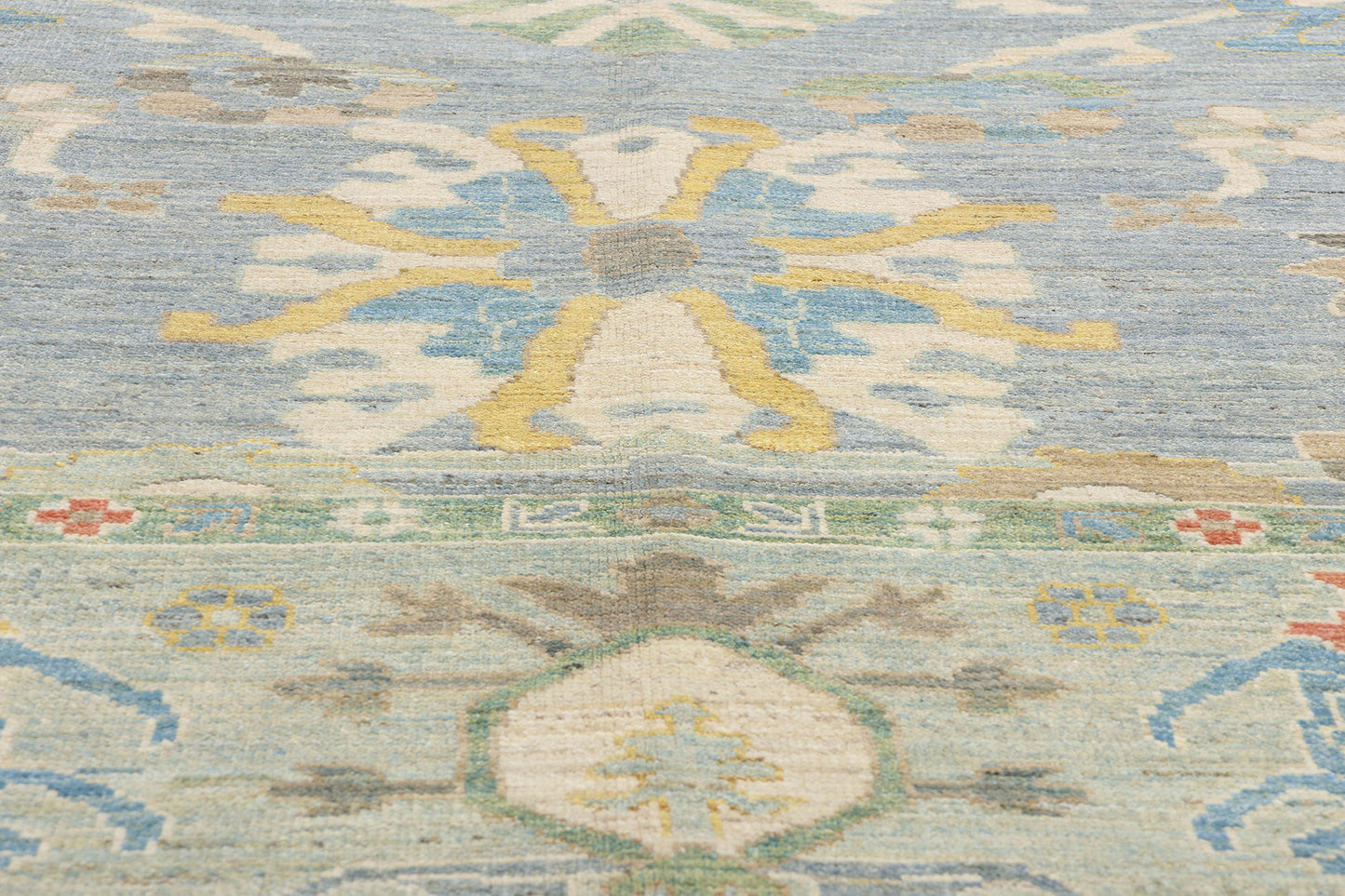 10 x 12 Modern Blue Persian Sultanabad Rug 61291