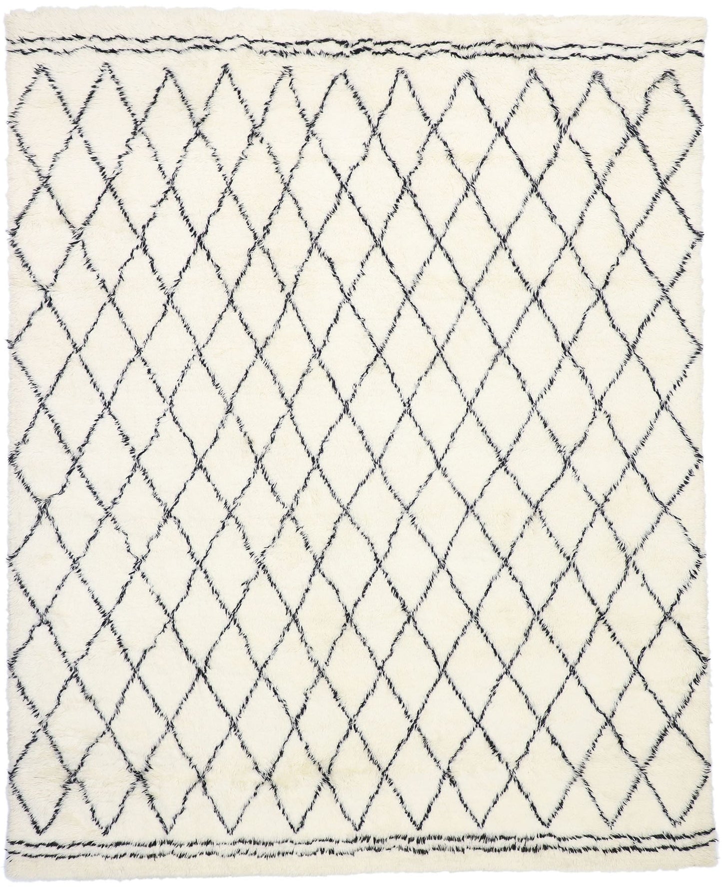 9 x 12 Modern Moroccan Area Rug 30418