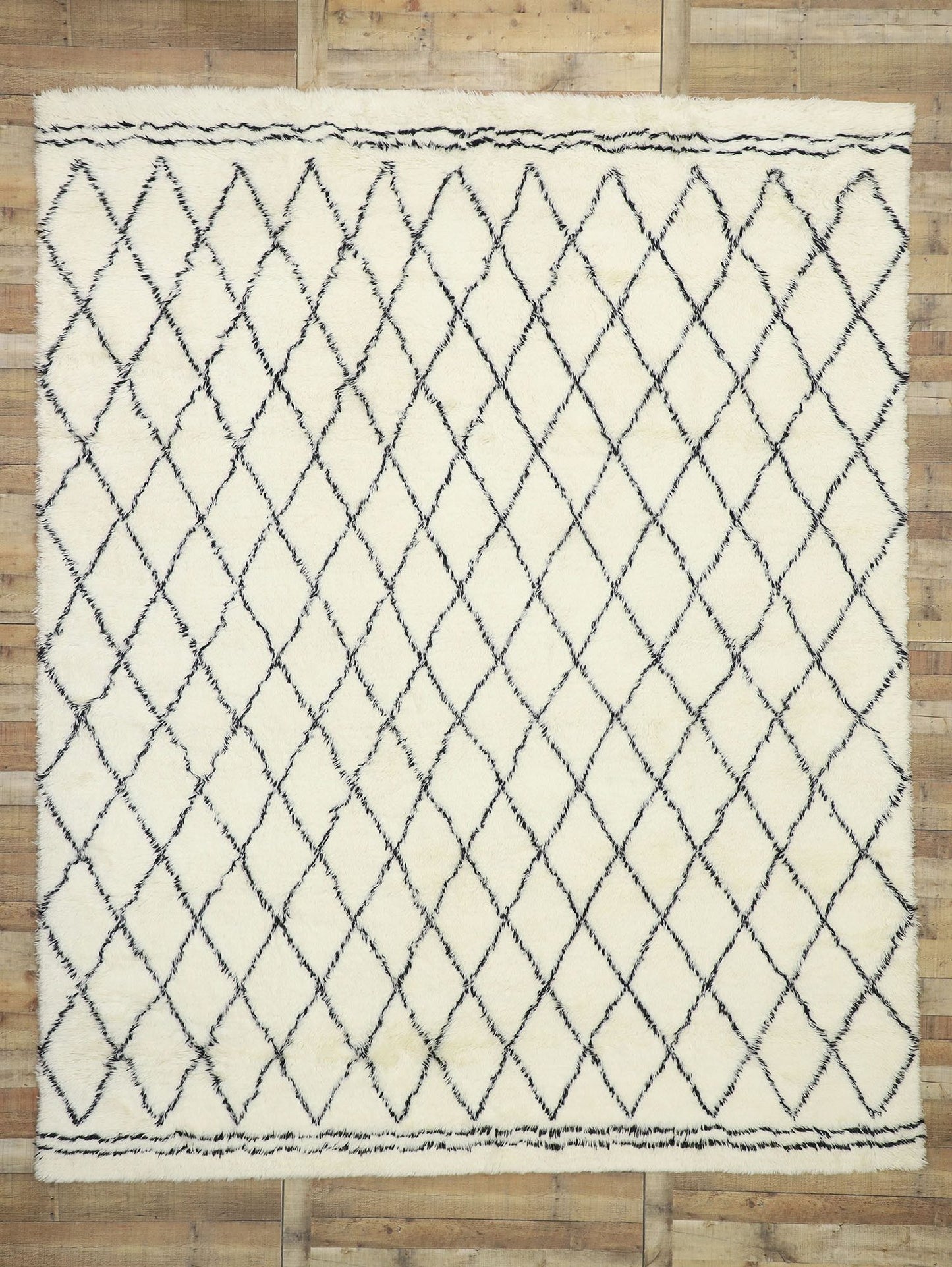 9 x 12 Modern Moroccan Area Rug 30418