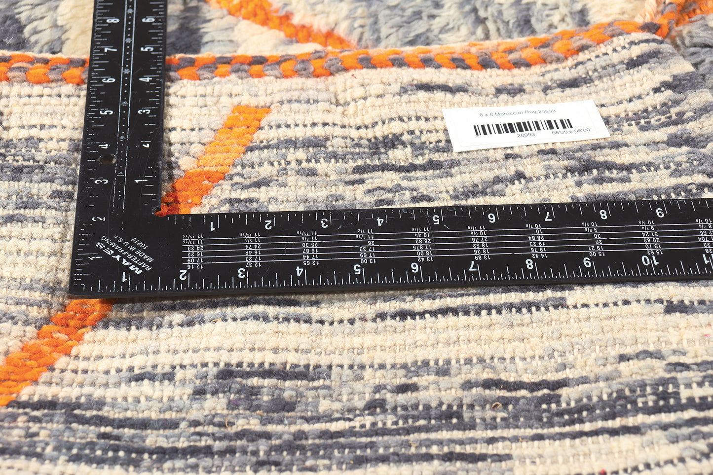 6 x 8 Modern Beni Mrirt Moroccan Rug 20993