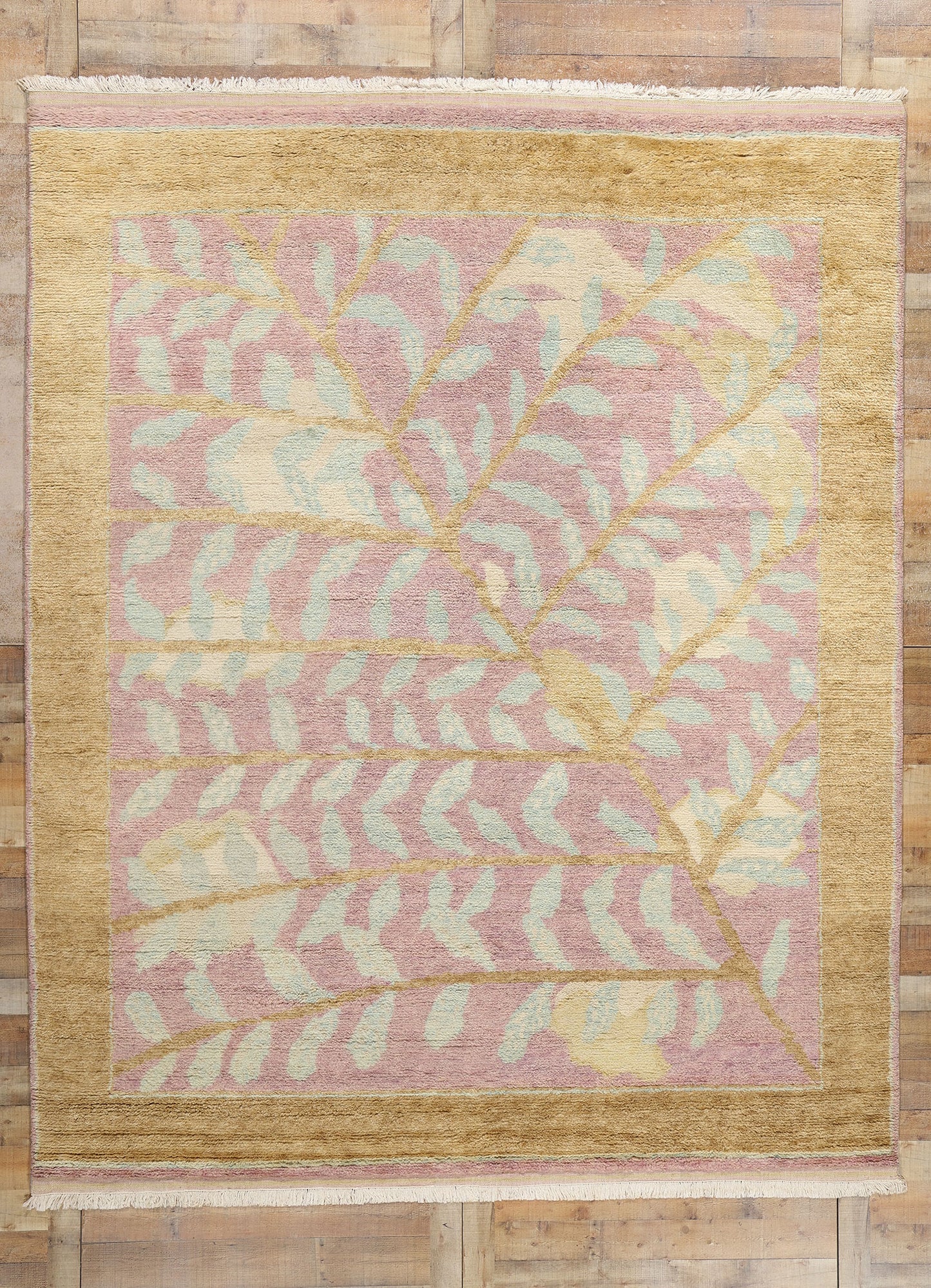 9 x 12 Modern Biophilic Moroccan Rug 31278