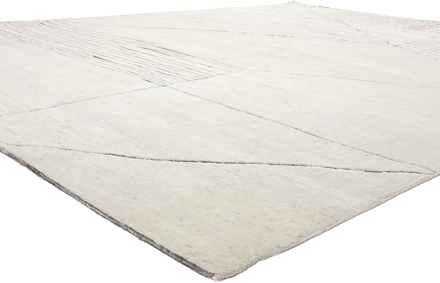 9 x 12 Minimalist Abstract Moroccan Rug 30983
