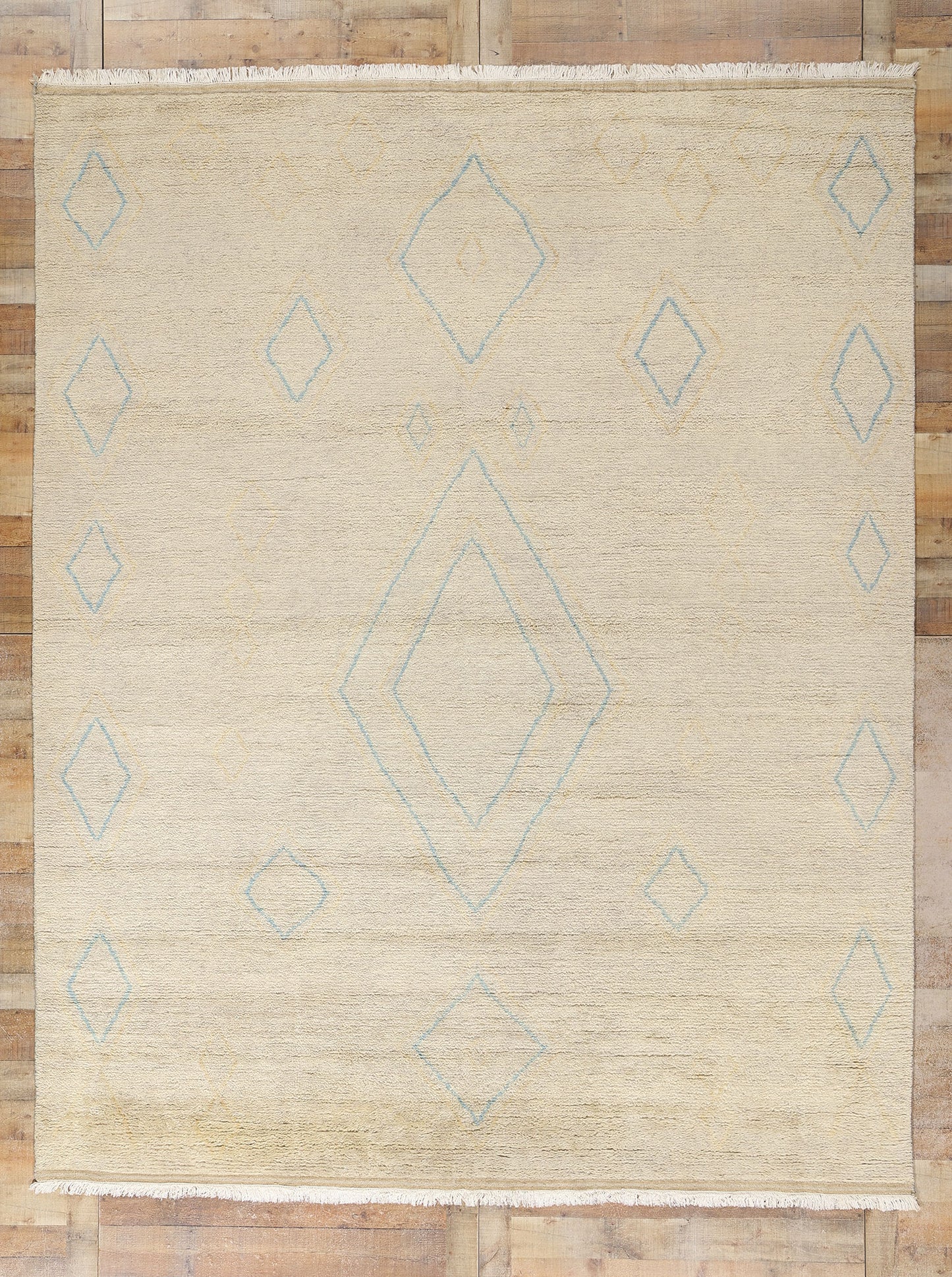 9 x 12 Modern Tribal Boho Moroccan Rug 31273