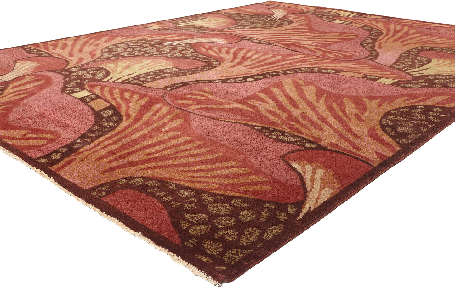 9 x 12 Modern Moser Mushroom Biophilic Rug 31091
