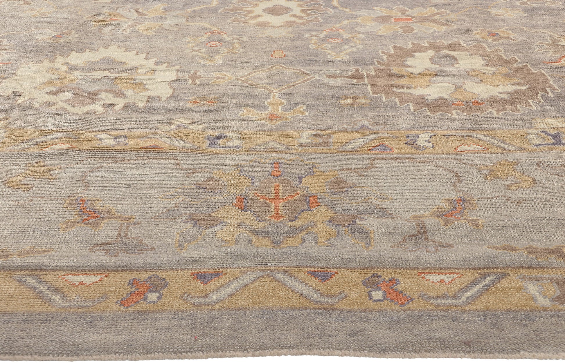 11 x 14 Modern Turkish Oushak Rug 52371
