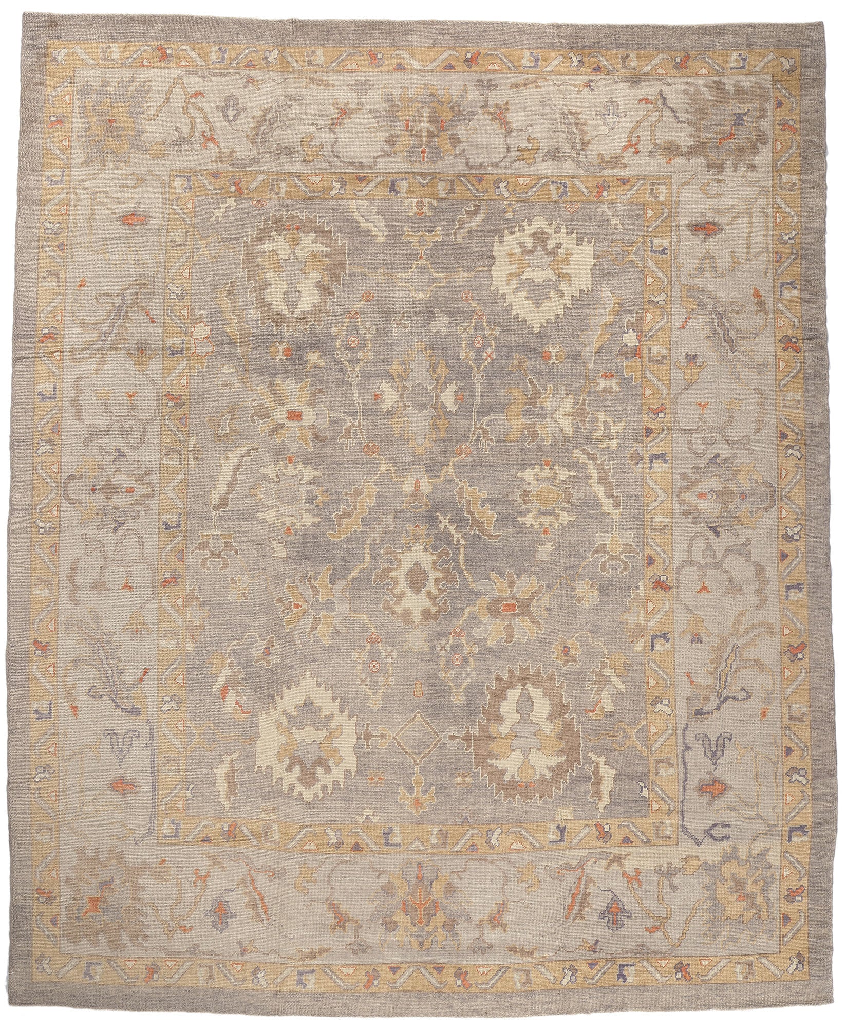 11 x 14 Modern Turkish Oushak Rug 52371
