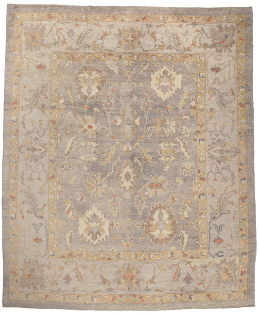 11 x 14 Modern Turkish Oushak Rug 52371