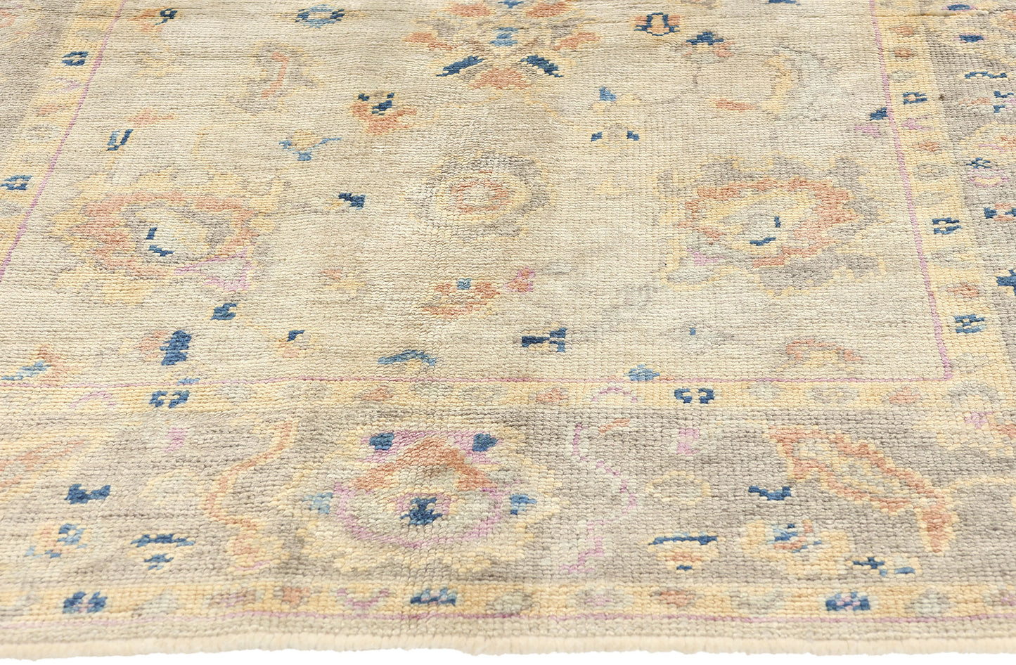 5 x 7 Modern Pastel Turkish Oushak Rug 53605