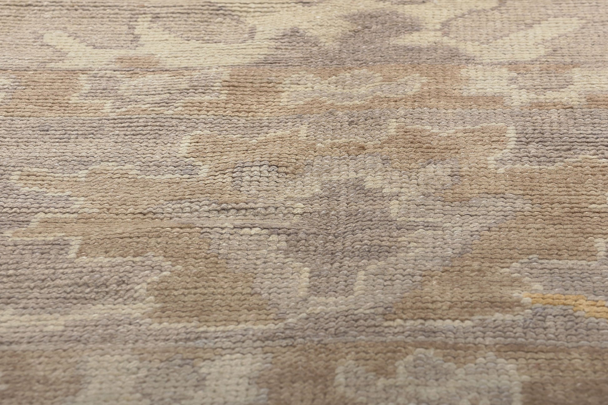 9 x 12 Modern Earth-Tone Turkish Oushak Rug 52376