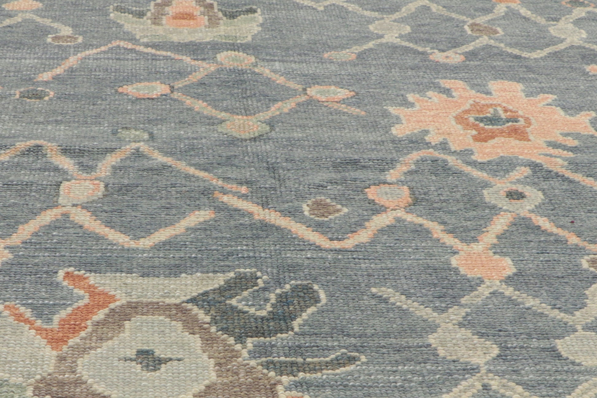 9 x 12 Modern Turkish Oushak Rug 53817