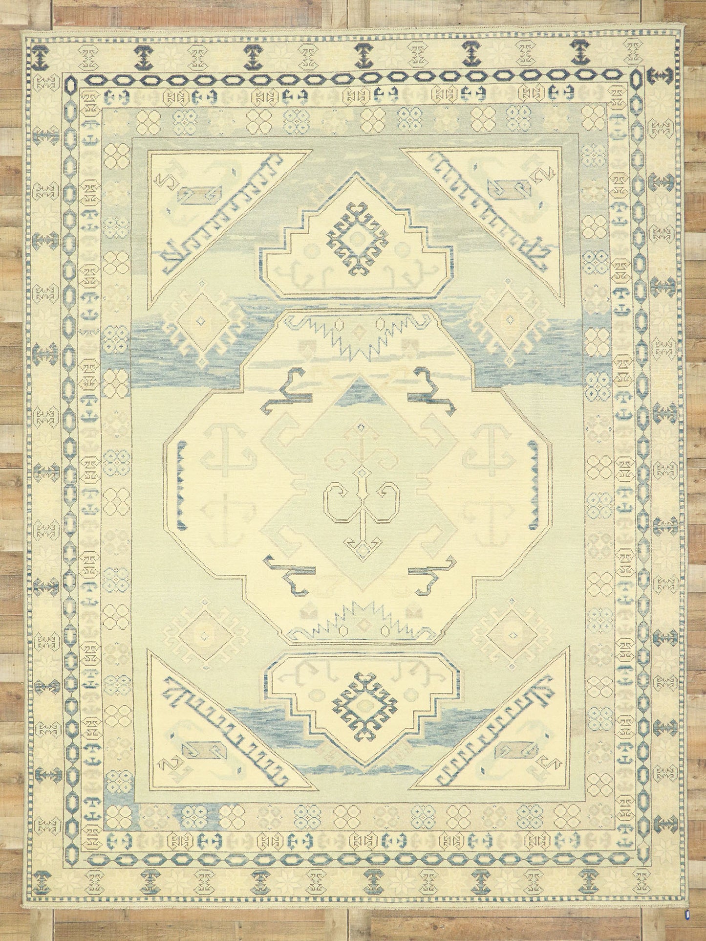 9 x 12 Modern Oushak Rug 80605