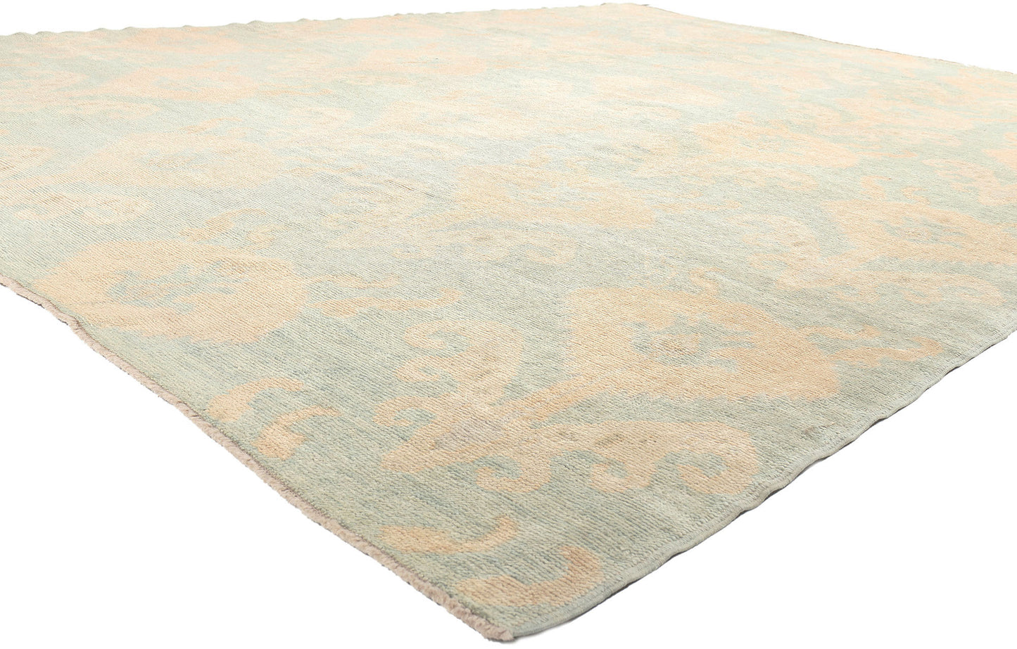 9 x 13 Modern Turkish Oushak Rug 50729