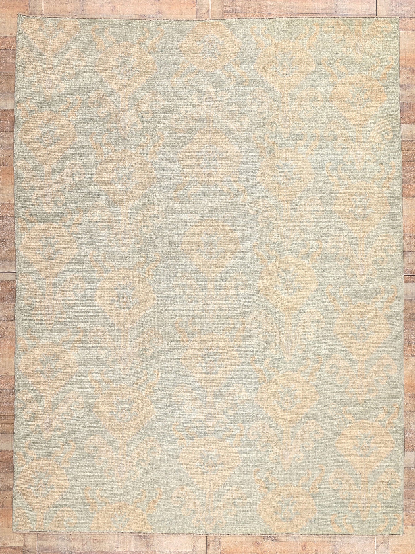 9 x 13 Modern Turkish Oushak Rug 50729