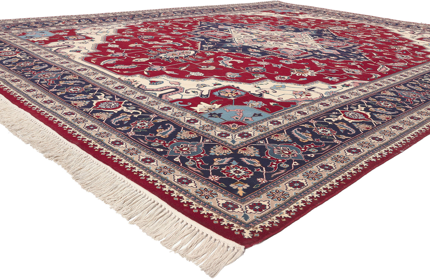 9 x 12 Vintage Pakistani Serapi Rug 72064