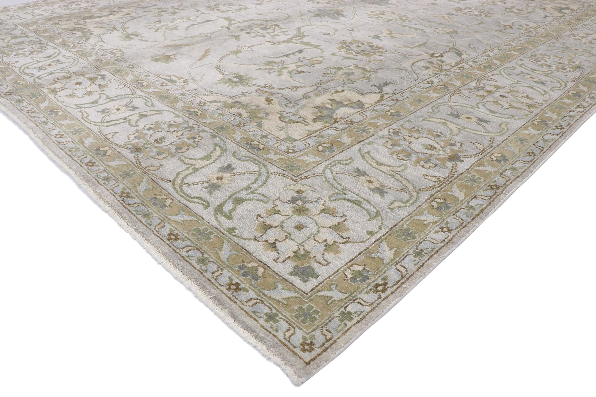 9 x 12 Modern Indian Silk Rug 30069