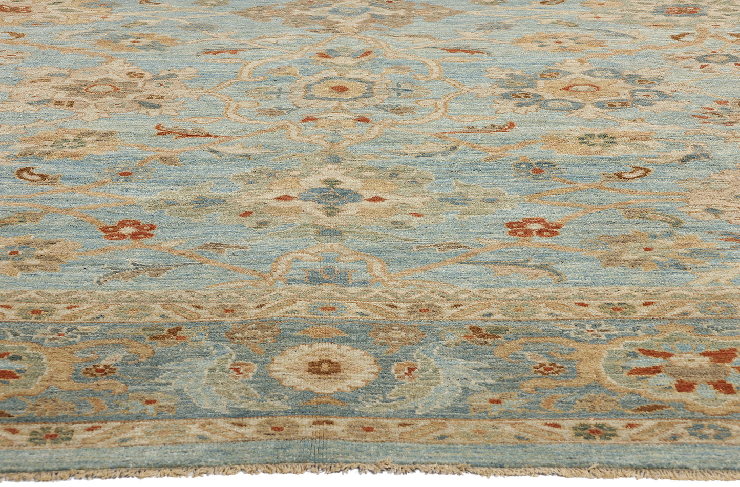 12 x 16 Modern Sky Blue Persian Sultanabad Rug 61294