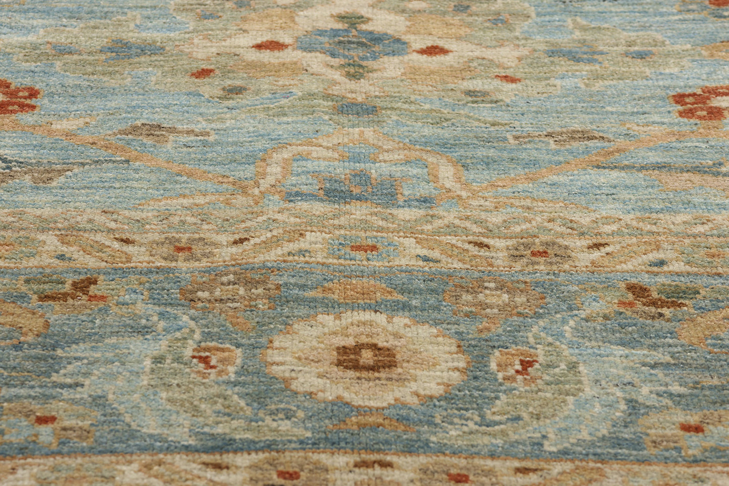 12 x 16 Modern Sky Blue Persian Sultanabad Rug 61294