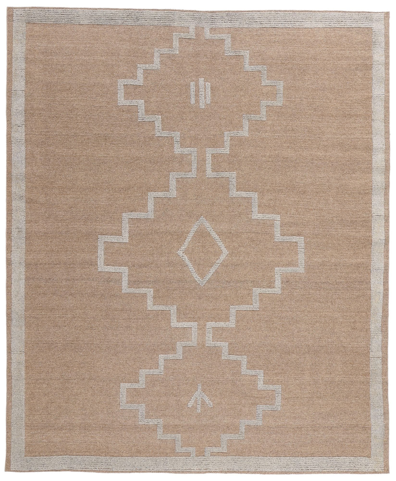 8 x 10 Modern Tribal Moroccan High-Low Rug 31260