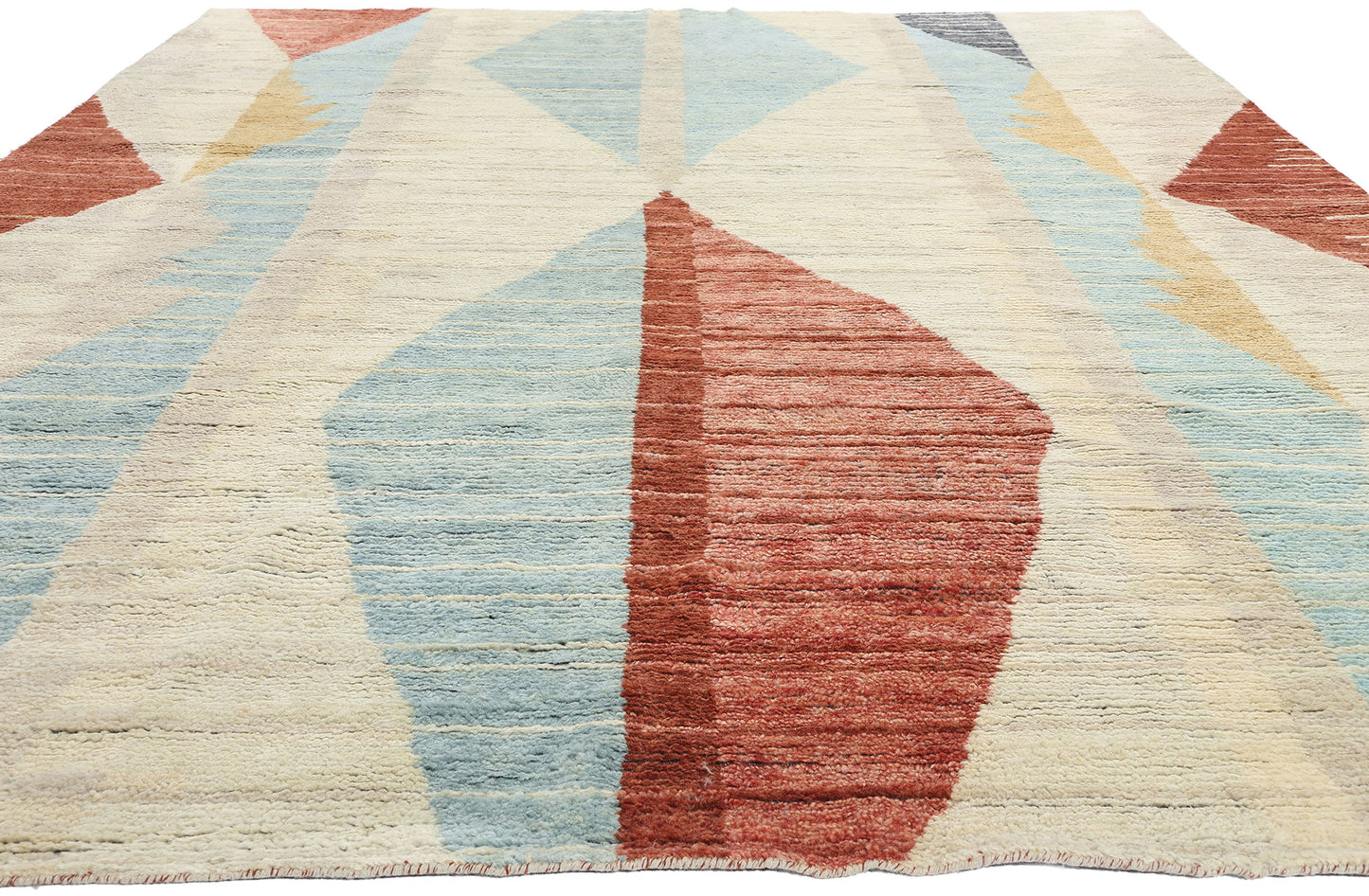 9 x 12 Modern Tribal Moroccan Rug 31329