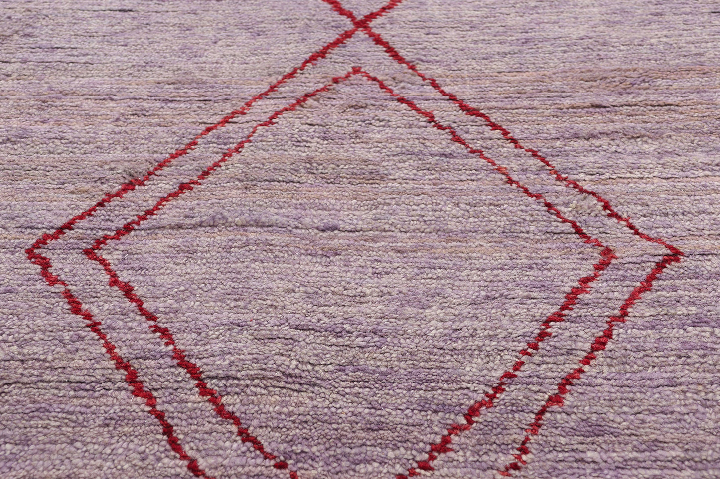 9 x 12 Modern Tribal Purple Moroccan Rug 31080