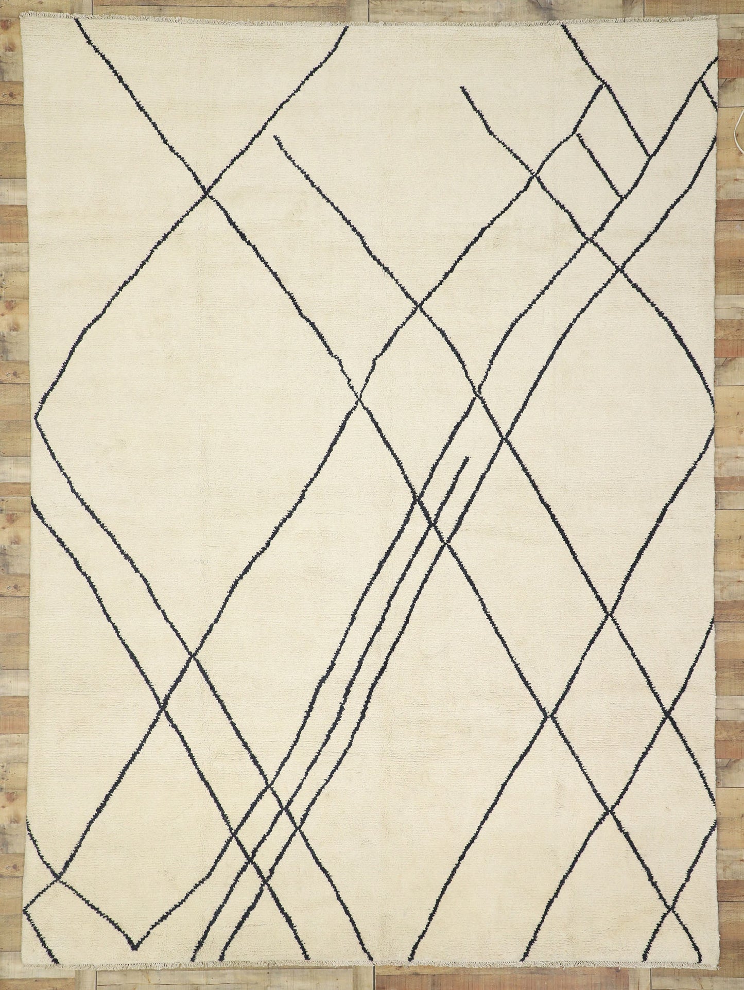 10 x 14 Modern Moroccan Area Rug 80543