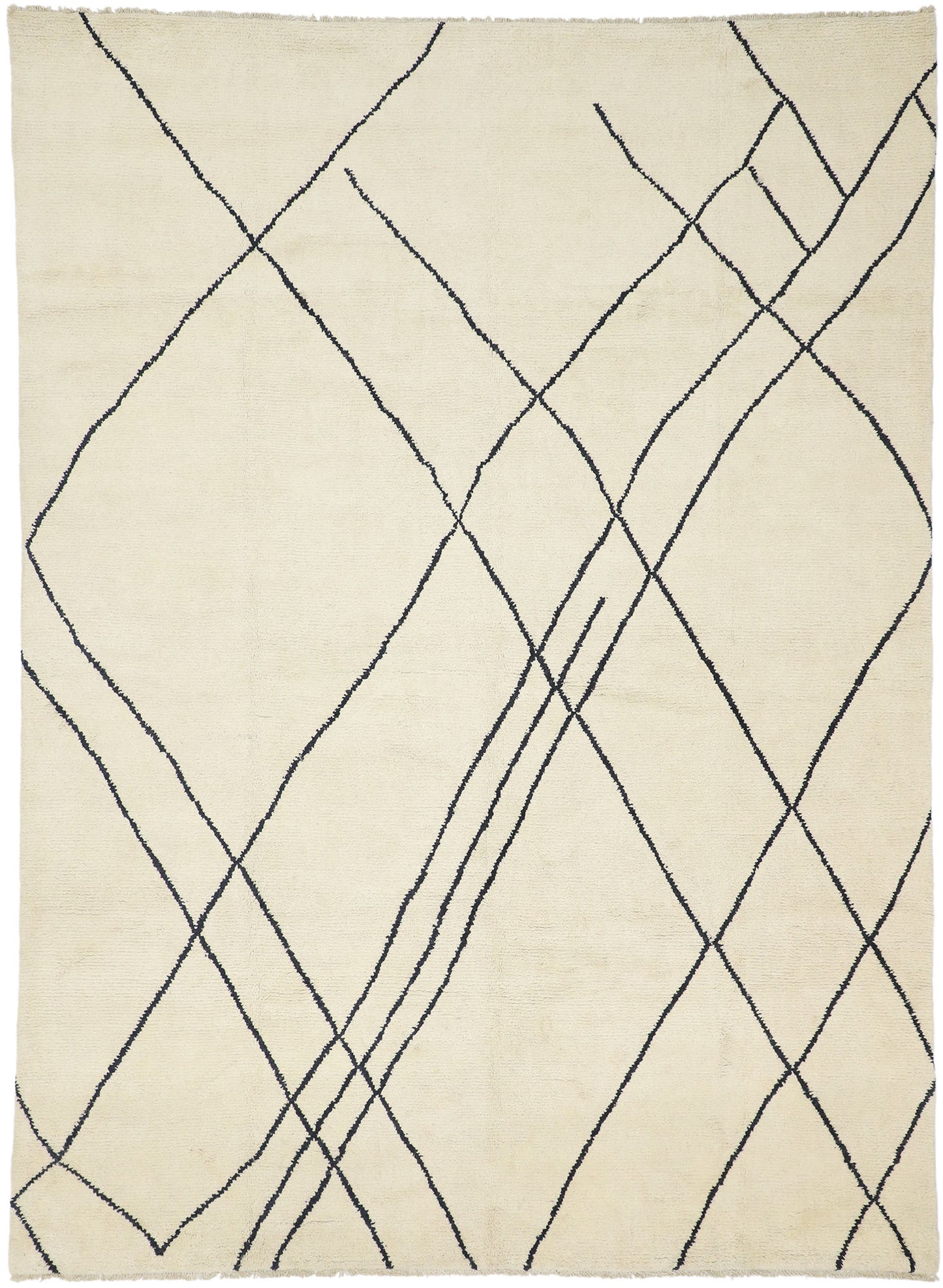 10 x 14 Modern Moroccan Area Rug 80543