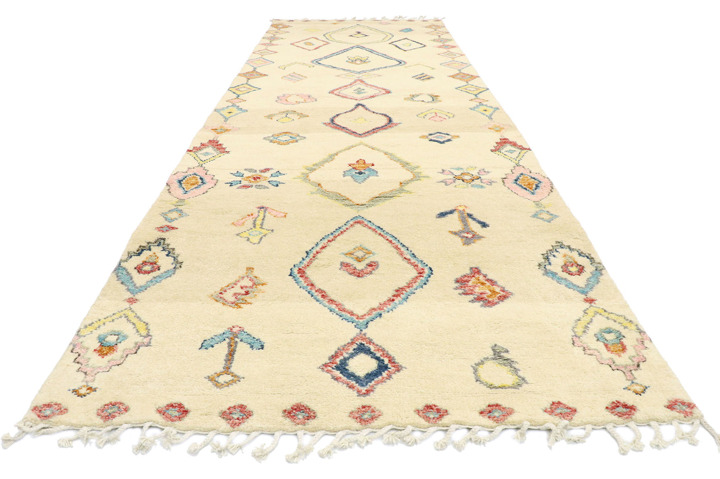 4 x 12 Colorful Moroccan Rug 80620