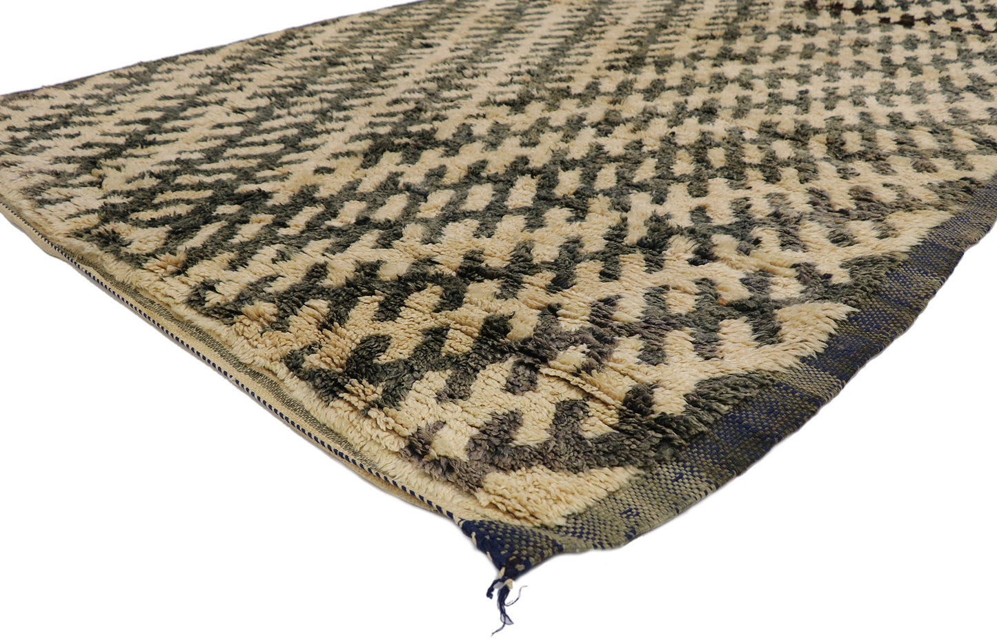 6 x 8 Vintage Moroccan Beni Ourain Rug 21317
