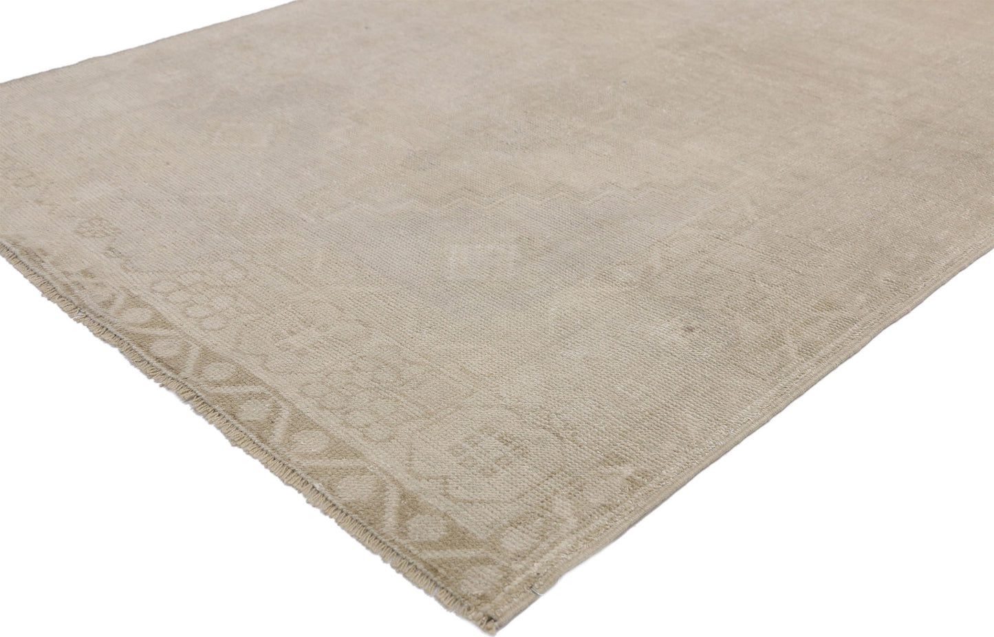 4 x 6 Vintage Turkish Oushak Rug 52467