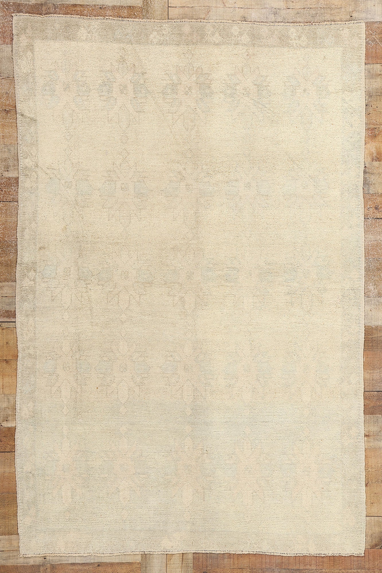 5 x 7 Vintage Muted Turkish Oushak Rug 53619