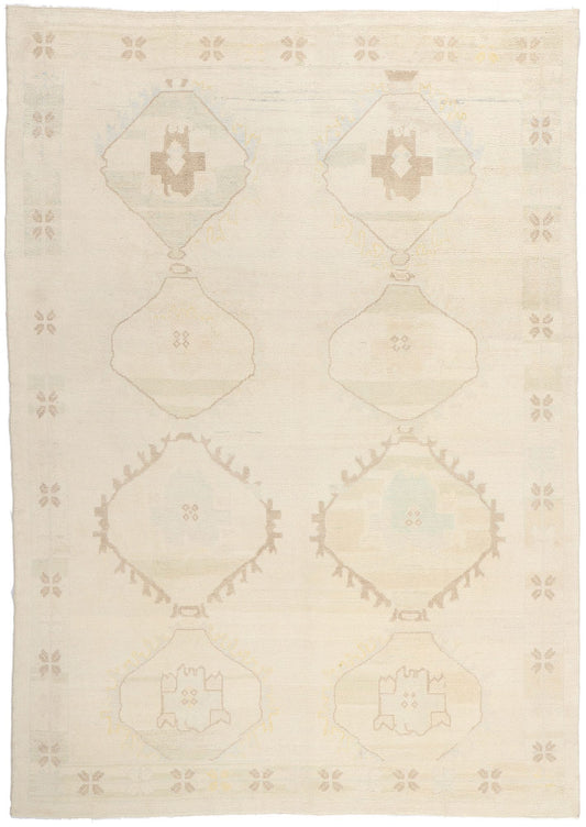 9 x 13 Vintage Turkish Kars Rug 53883