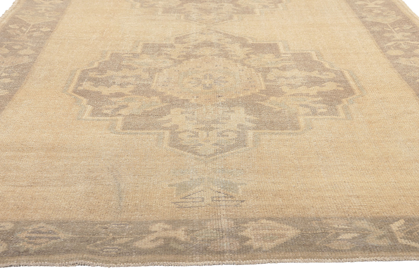 5 x 13 Vintage Turkish Oushak Rug 51021