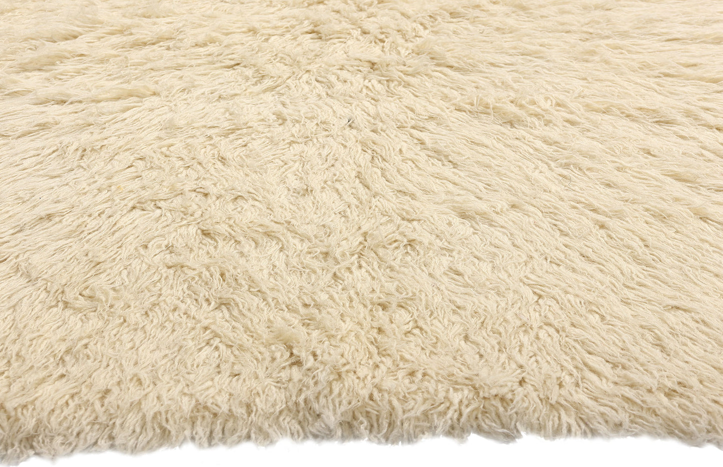 5 x 7 Vintage Greek Natural Flokati Rug 53945