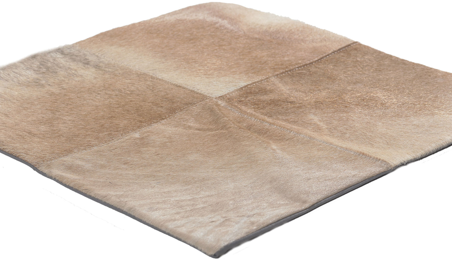 2 x 2 Natural Cowhide Pillow Cover 30897